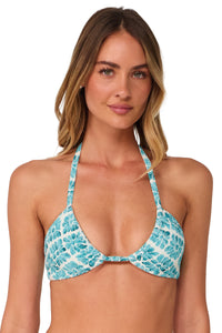 Swim Systems Surf Tile Scrunch Mila Triangle Top