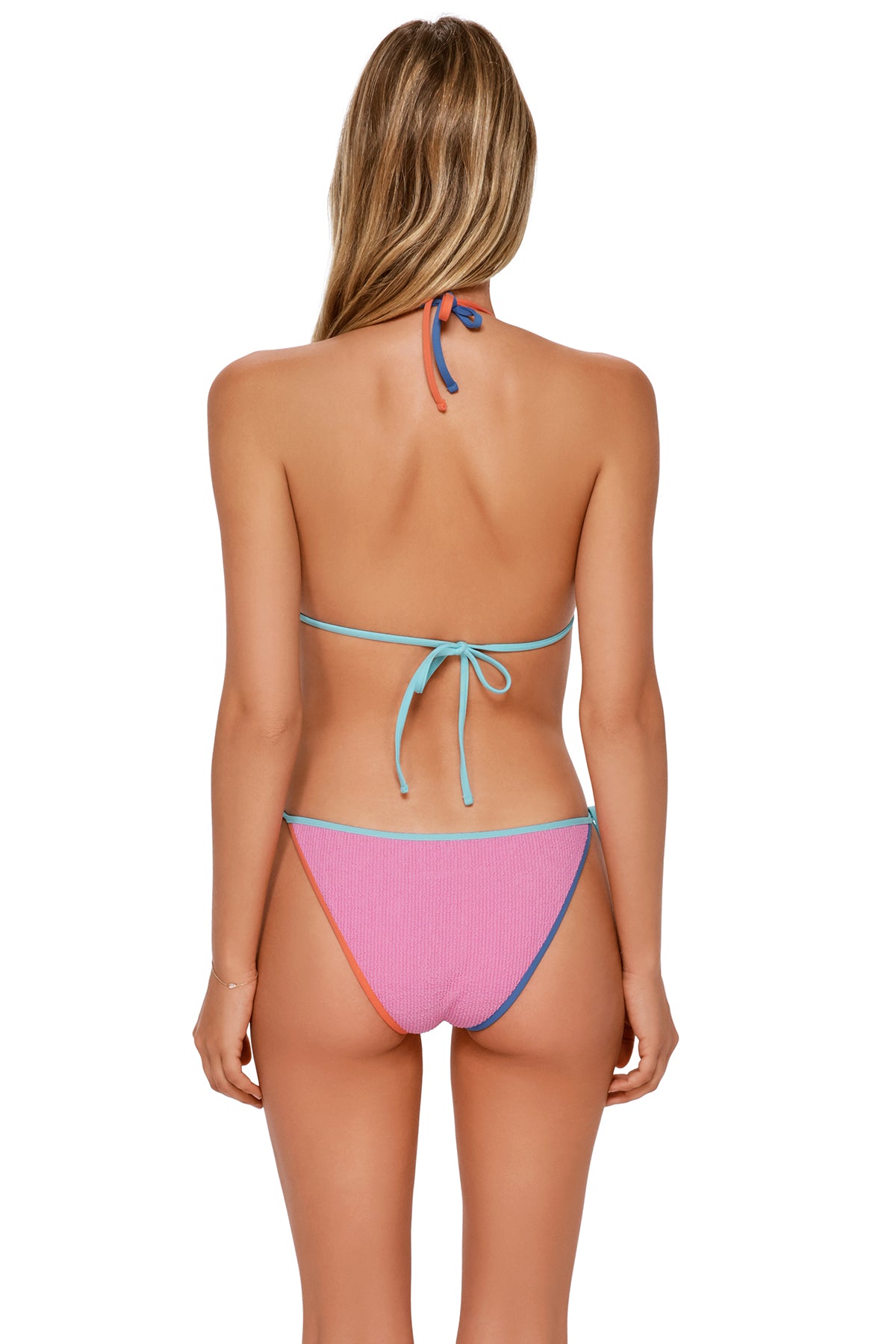 Swim Systems Cotton Candy Scrunch Trisha Triangle Top
