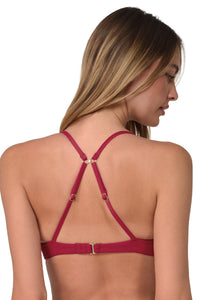 Swim Systems Cherry Pie Rib Avila Underwire Top