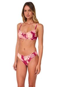 Quarter pose #1 of Jessica wearing Swim Systems Ruby Bay Avila Underwire Top