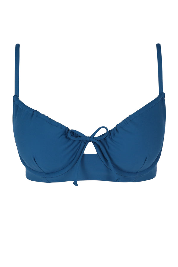 Front pose #1 of a floating garment shot featuring Swim Systems Sea Siren Avila Underwire Top