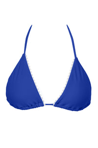 Swim Systems Atlantic Blue Pom Pom Triangle Top XS / ATLAN / T541