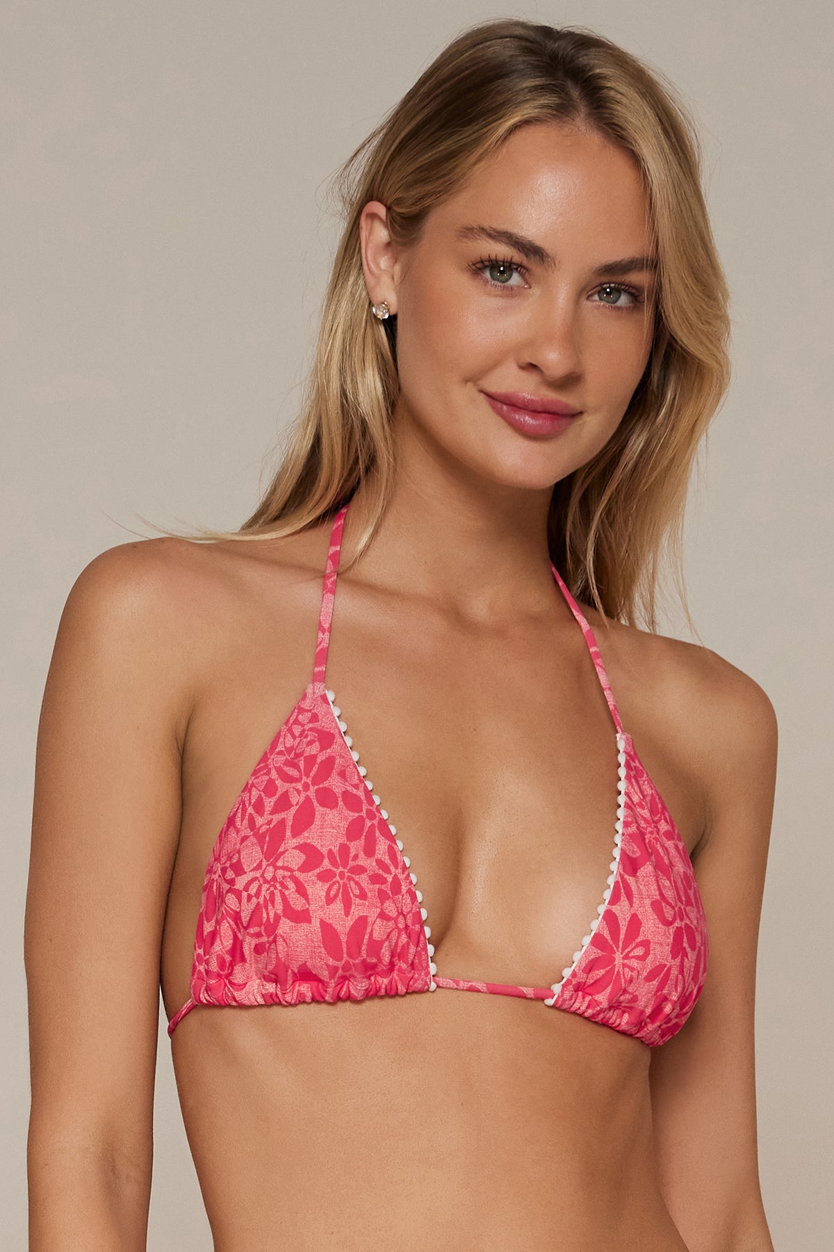 Swim Systems Modern Romance Pom Pom Triangle Top