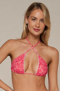 Swim Systems Modern Romance Pom Pom Triangle Top