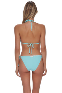 Swim Systems Aqua Haze Rib Pom Pom Triangle Top