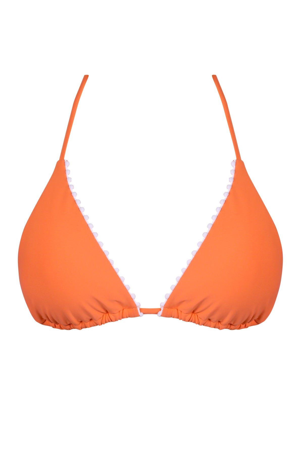 Swim Systems Persimmon Pom Pom Triangle Top