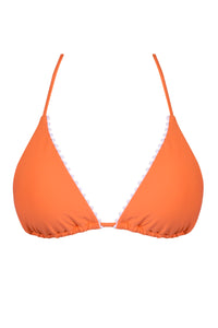 Swim Systems Persimmon Pom Pom Triangle Top