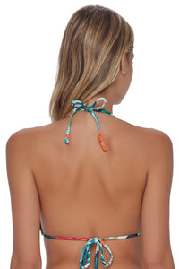 Swim Systems Tiki Tango Rib Pom Pom Triangle Top