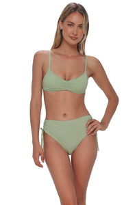Swim Systems Aloe Lurex Sylvia Bralette Top