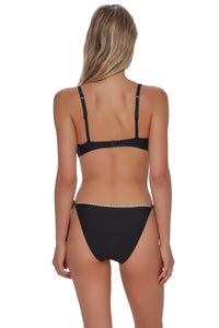 Swim Systems Black Pom Pom Sylvia Bralette Top