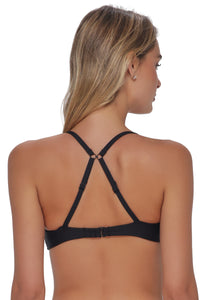 Swim Systems Black Pom Pom Sylvia Bralette Top