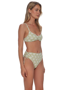 Swim Systems Cactus Flower Pom Pom Sylvia Bralette Top