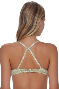 Swim Systems Cactus Flower Pom Pom Sylvia Bralette Top