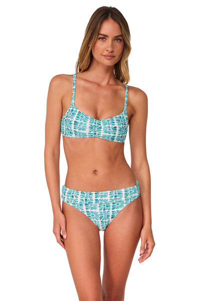 Swim Systems Surf Tile Scrunch Sylvia Bralette Top