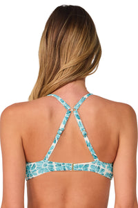 Swim Systems Surf Tile Scrunch Sylvia Bralette Top