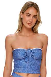 Swim Systems Trailblazer Pom Pom Dolly Crop Top