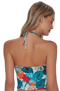 Swim Systems Tiki Tango Rib Dolly Crop Top