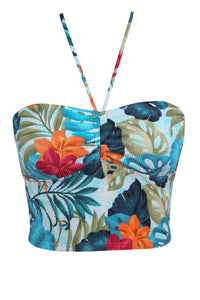 Swim Systems Tiki Tango Rib Dolly Crop Top