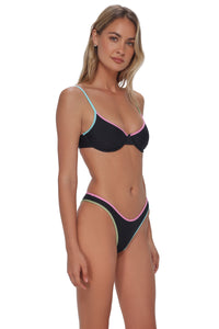 Swim Systems Black Addie Underwire Top