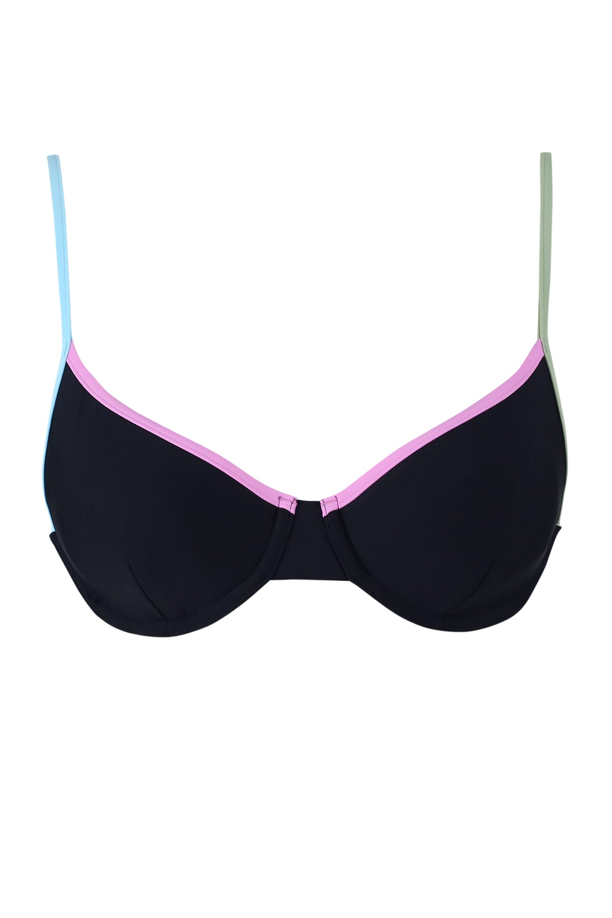 Swim Systems Black Addie Underwire Top