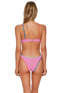 Swim Systems Cotton Candy Scrunch Addie Underwire Top