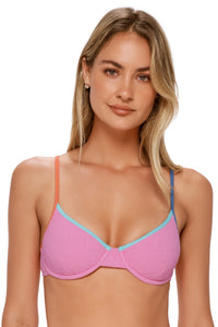 Swim Systems Cotton Candy Scrunch Addie Underwire Top