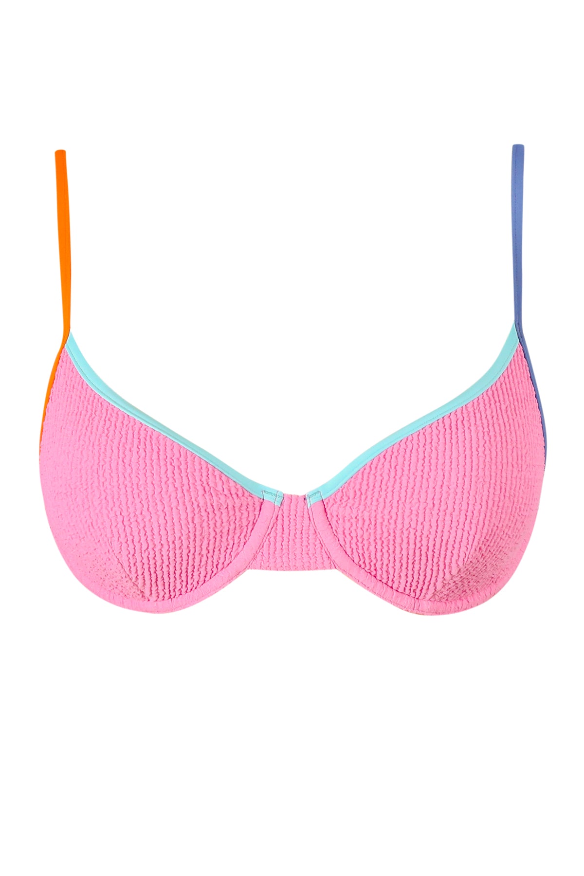 Swim Systems Cotton Candy Scrunch Addie Underwire Top