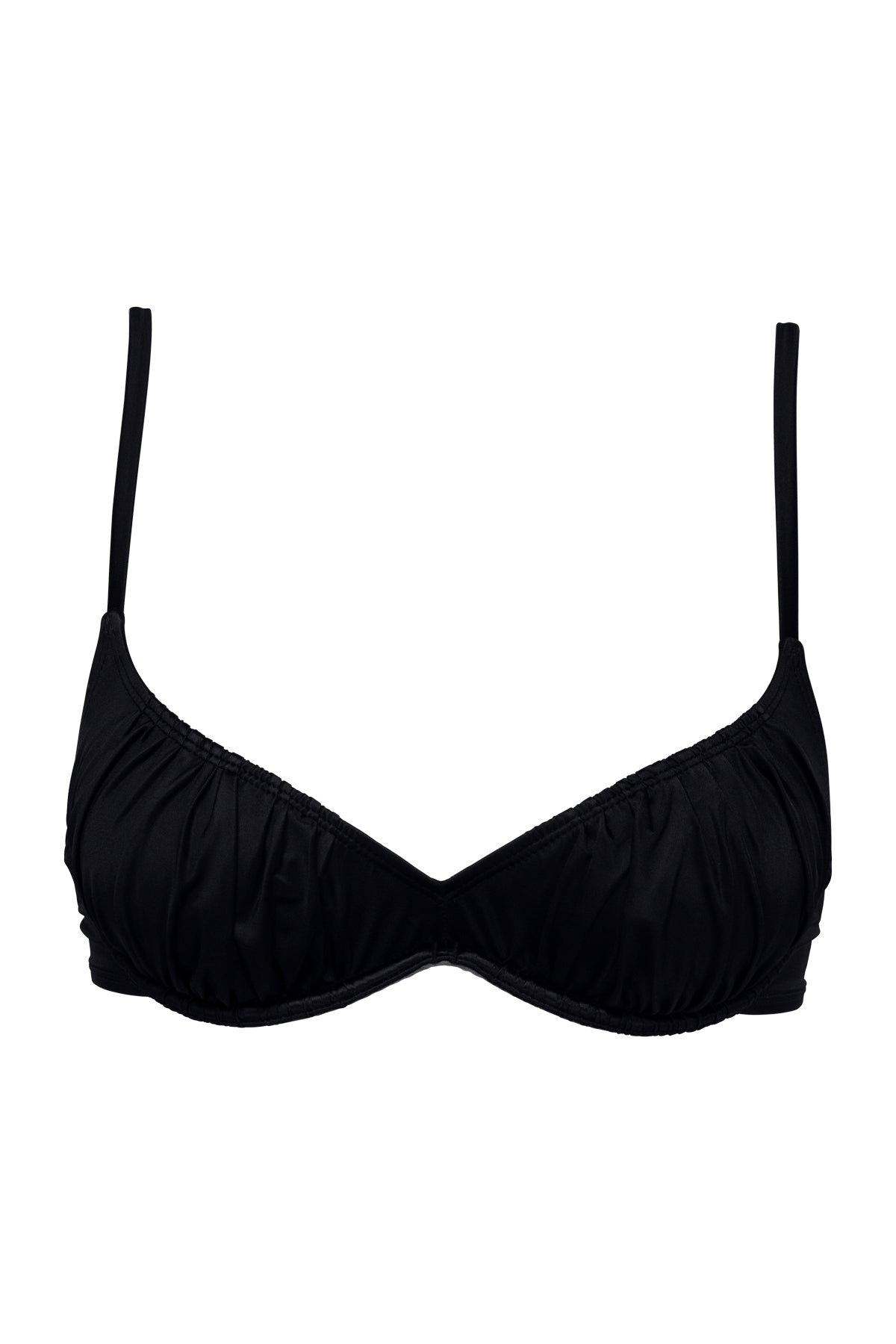 B Swim Black Depth Meridian Underwire Top XS / BLADE / U637