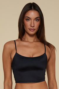 B Swim Black Depth Harbor Crop Top Top XS / BLADE / U650