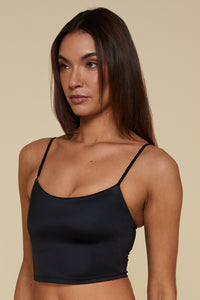 B Swim Black Depth Harbor Crop Top Top XS / BLADE / U650