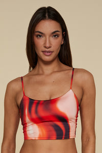 B Swim Trade Winds Harbor Crop Top Top XS / TRAWI / U650