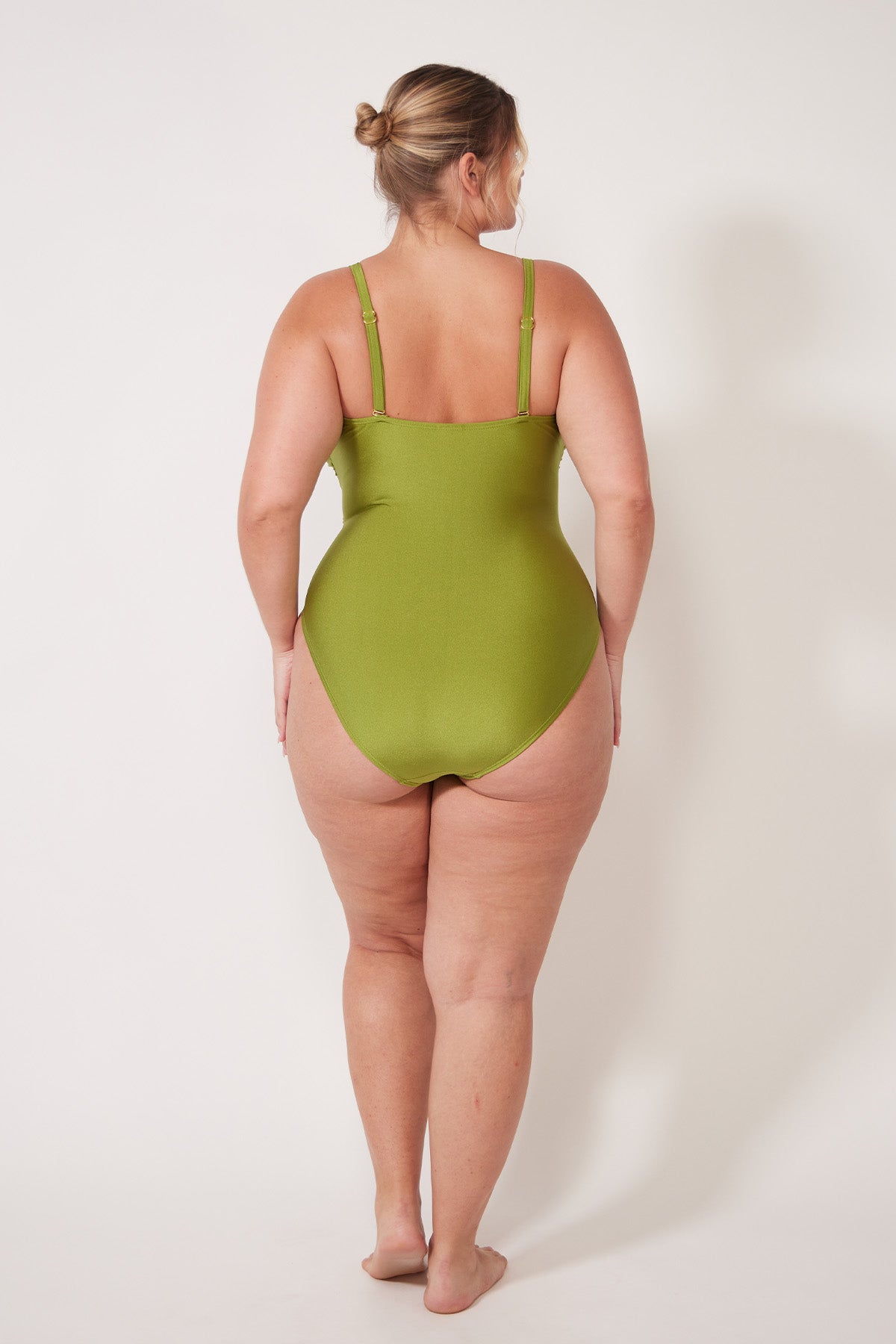 ワンピース RANDY Curvy tweed zip one piece Villa Fresca Kiwi Sadie One Piece – Sunsets Inc.