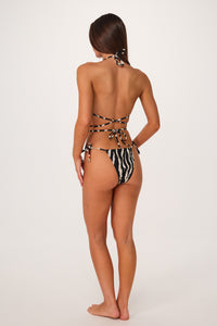 Villa Fresca Zebra Norah Bikini Top