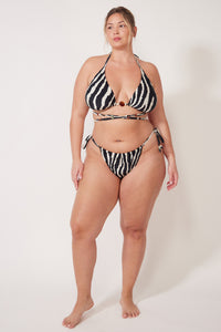 Villa Fresca Zebra Norah Bikini Top