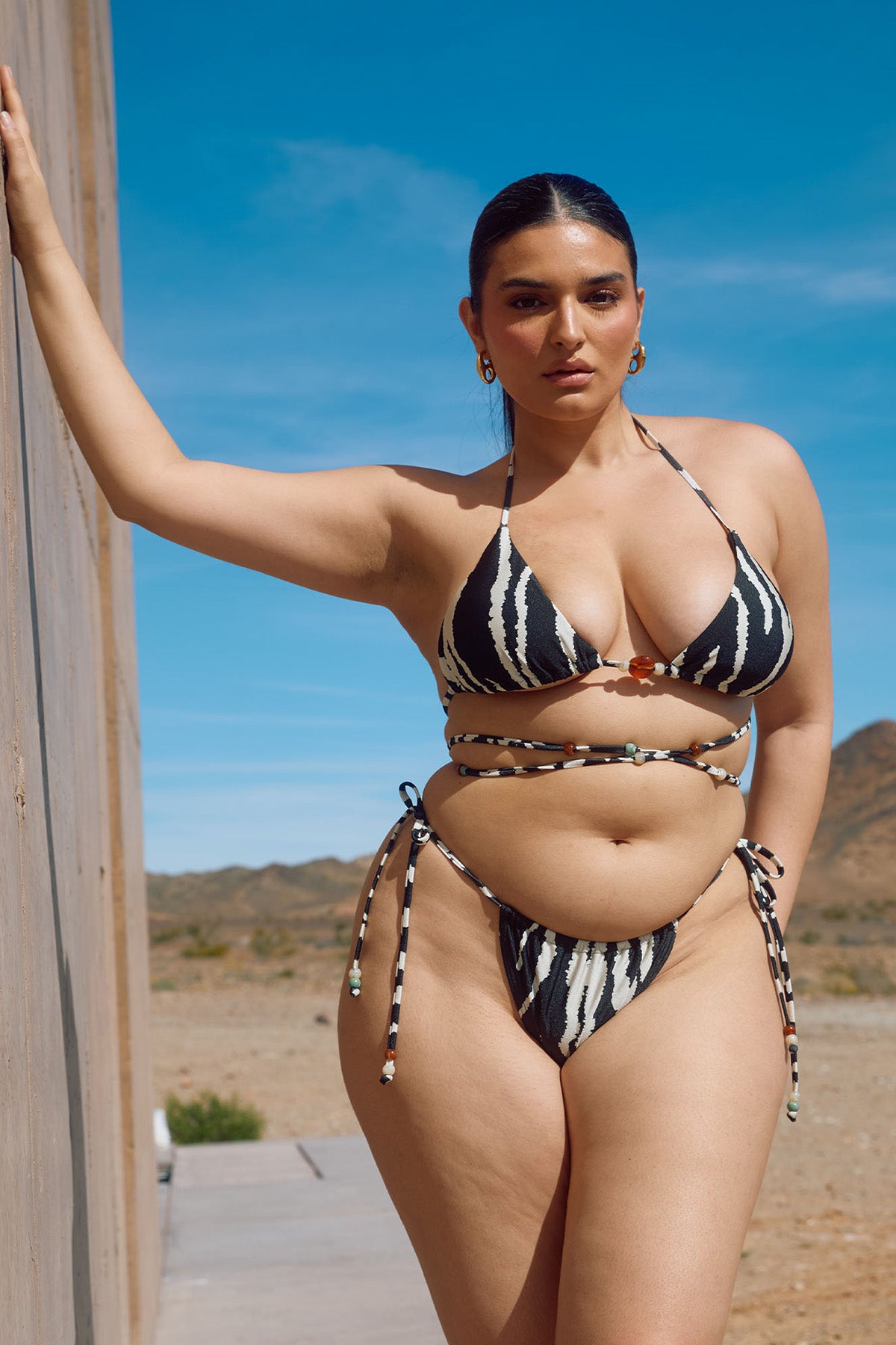 Villa Fresca Zebra Norah Bikini Top