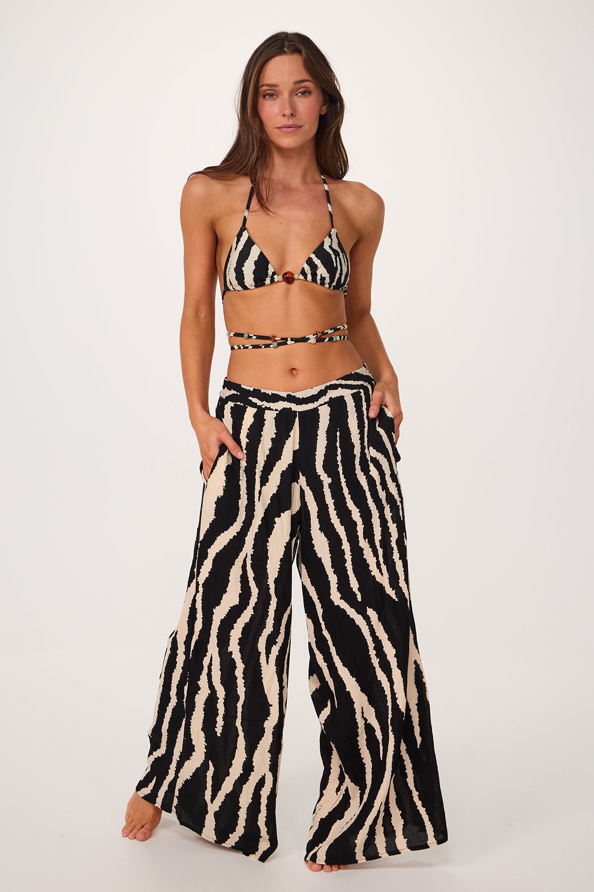 Villa Fresca Zebra Serena Pant Cover-Up – Sunsets Inc.