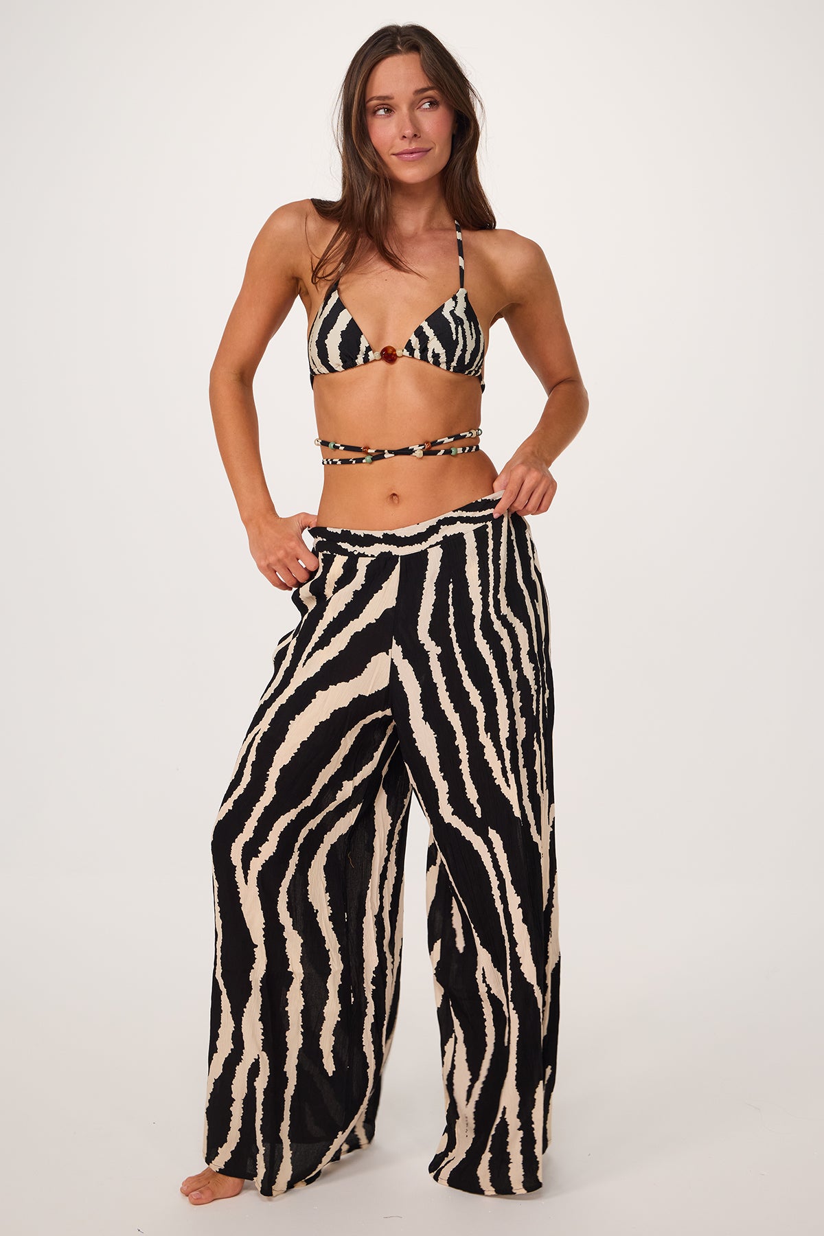 Villa Fresca Zebra Serena Pant Cover-Up