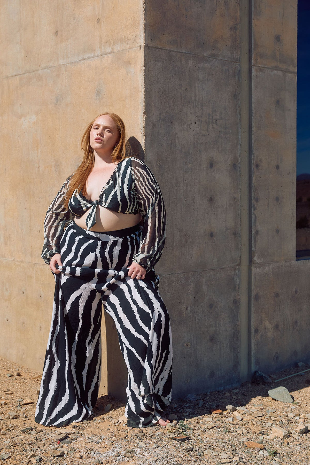 パンツ Sara Villa Fresca Zebra Serena Pant Cover-Up – Sunsets Inc.
