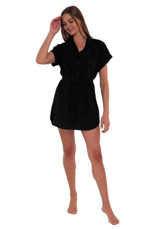 lucia shirt dress Lucia Stripe Mini Dress