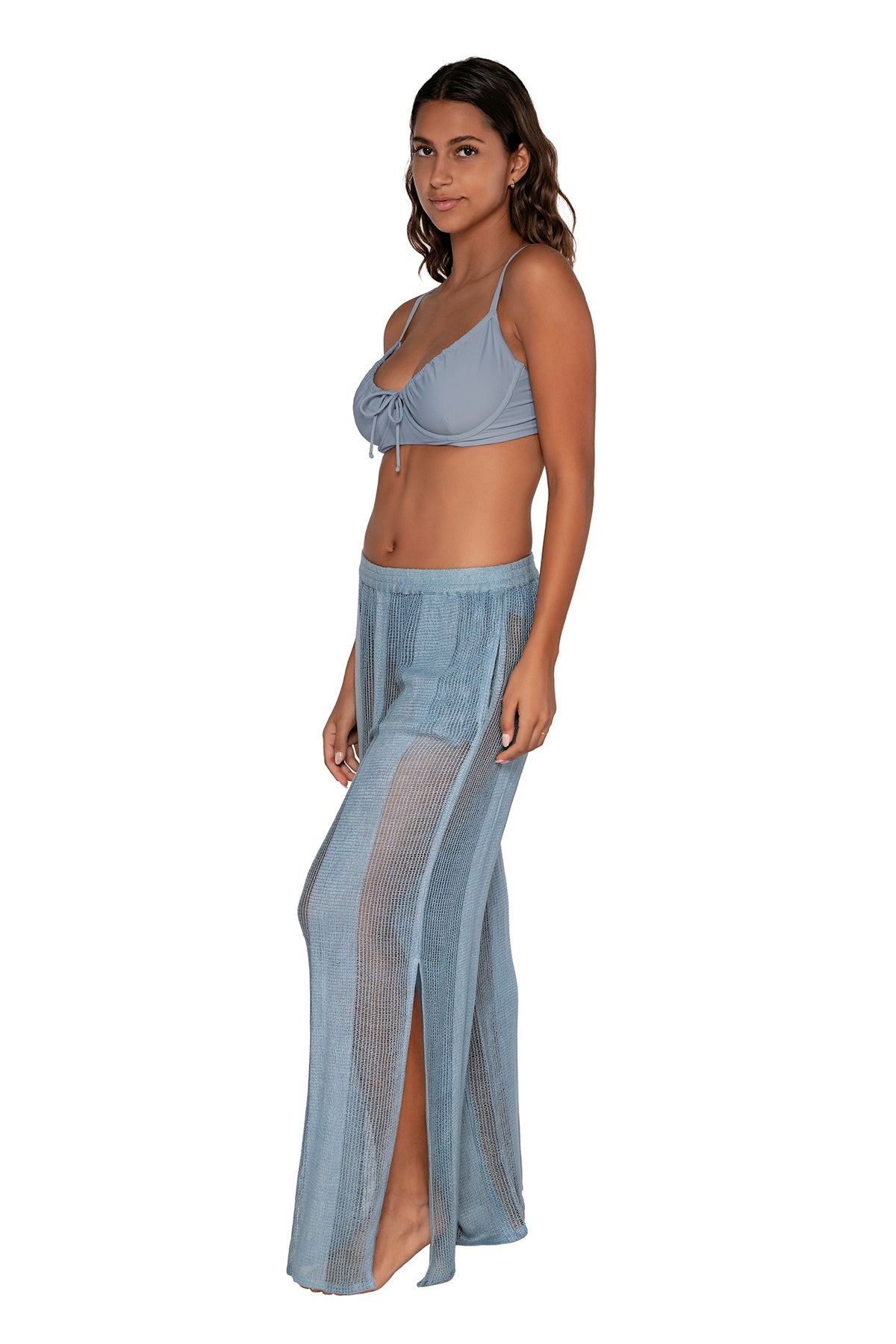 Side view of Swim Systems Monterey Breezy Beach Pant