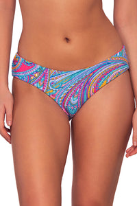 Front view of Sunsets Paisley Pop Alana Hipster Bottom