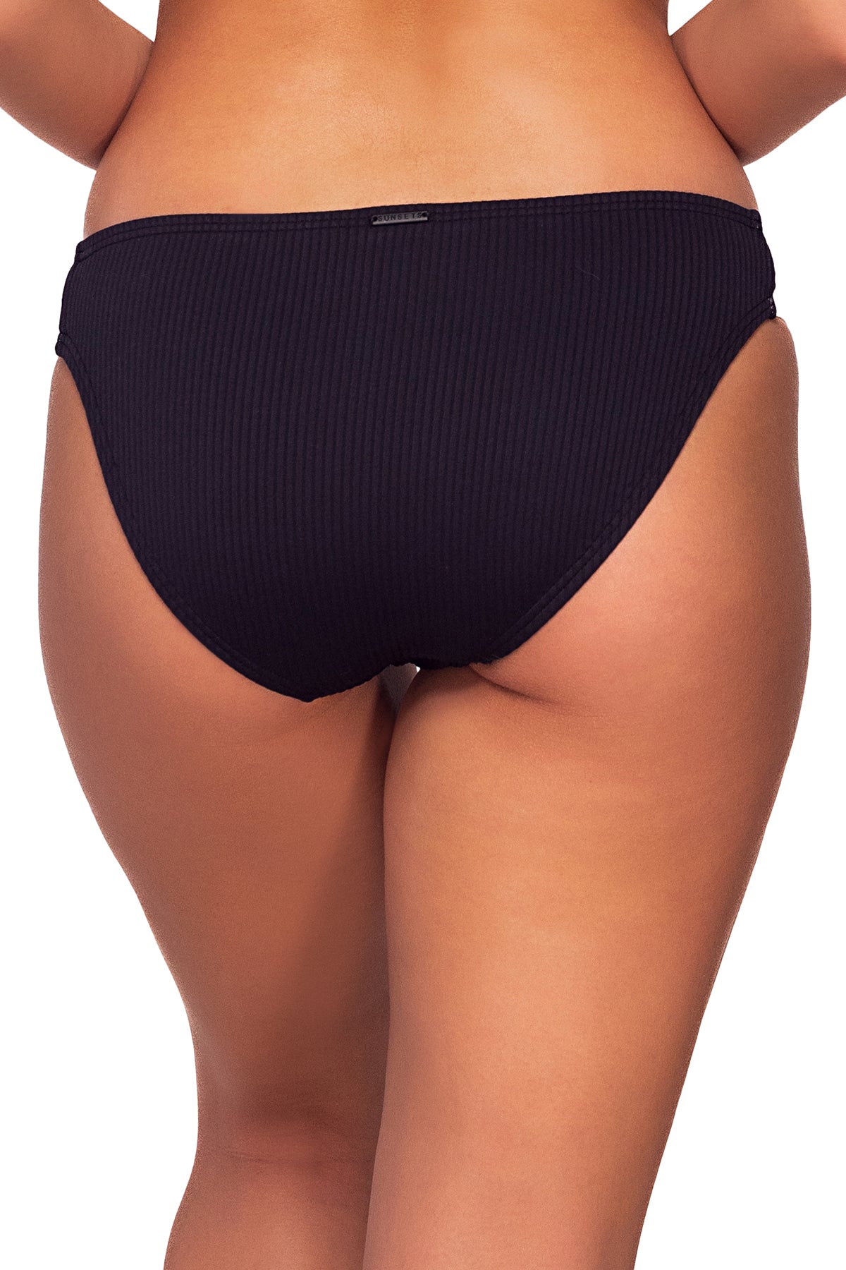 Back view of Sunsets Roll The Dice Femme Fatale Hipster Bottom