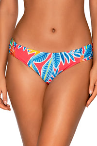 Front view of Sunsets Tiger Lily Femme Fatale Hipster Bottom