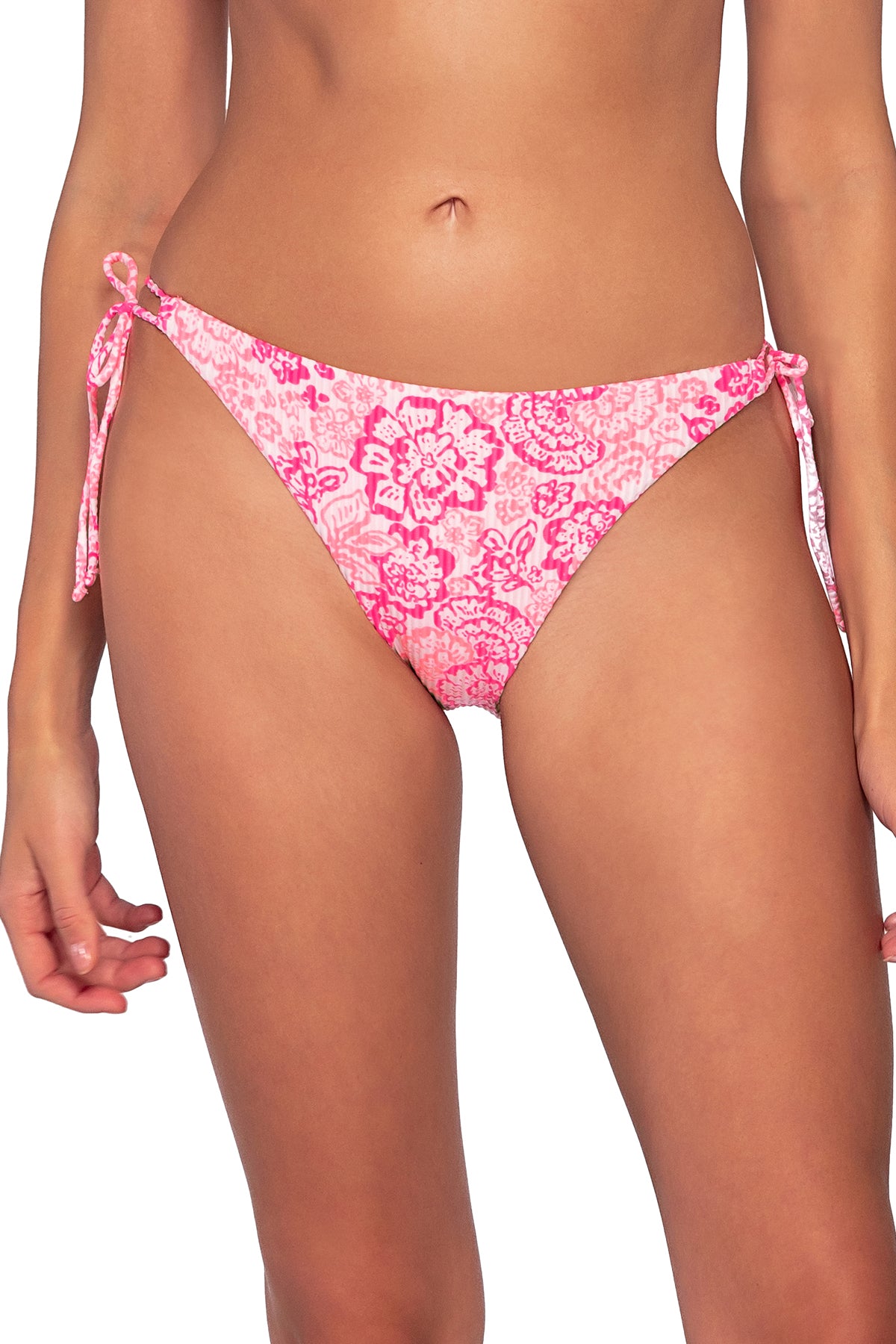 Front view of Sunsets Coral Cove Everlee Tie Side Bottom