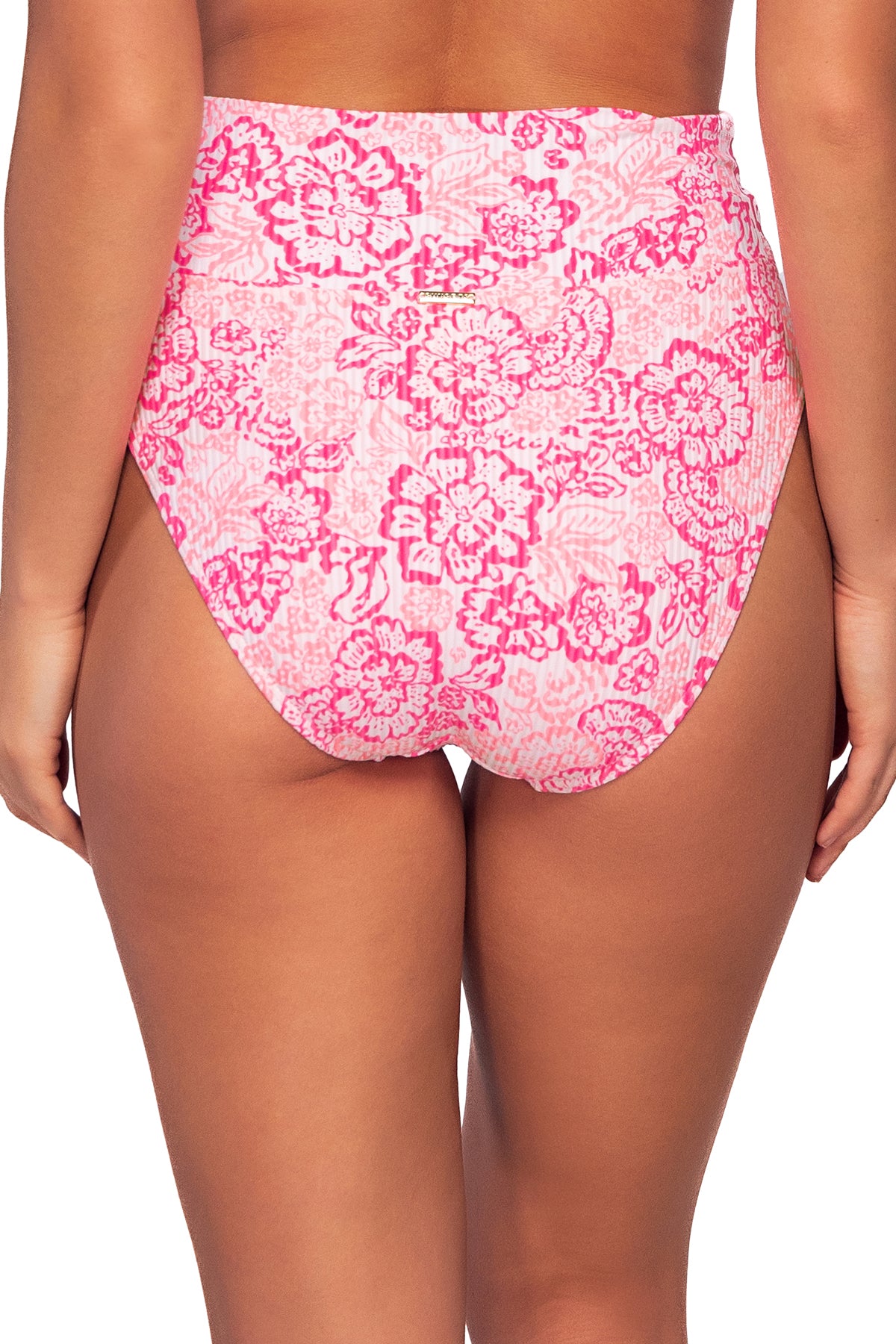 Back view of Sunsets Coral Cove Hannah High Waist Bottom
