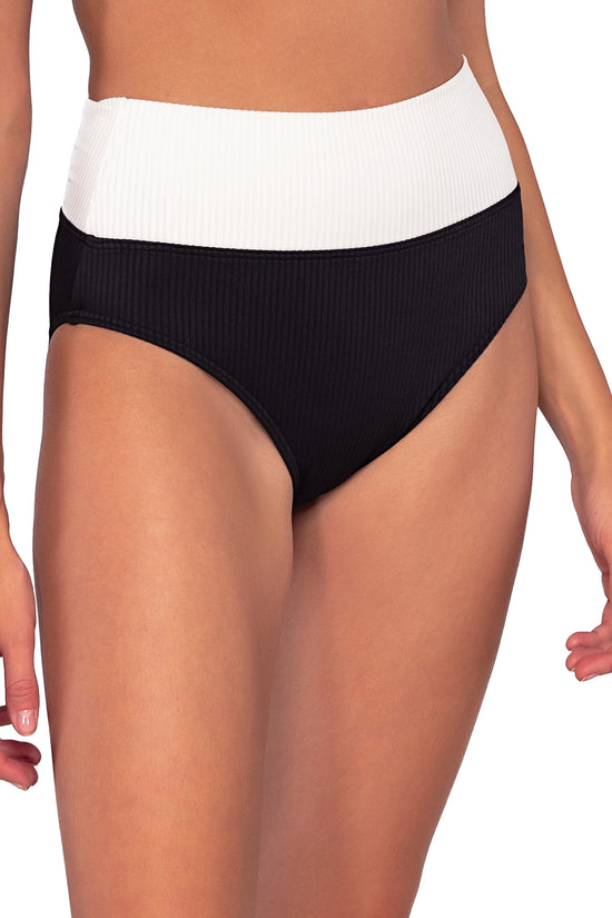 Charger l&amp;#39;image dans la galerie, Side view of Sunsets Roll The Dice Hannah High Waist Bottom
