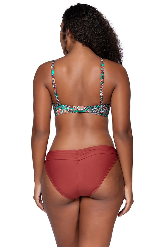 Back view of Sunsets Andalusia Crossroads Underwire Top