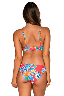 Back view of Sunsets Tiger Lily Femme Fatale Hipster Bottom