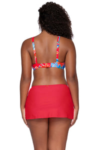 Back view of Sunsets Tiger Lily Kauai Keyhole Top