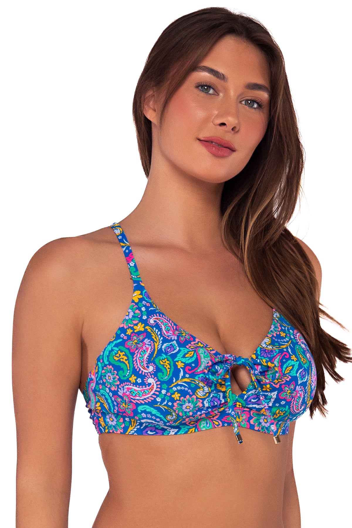 2023 Sunsets Lotus Kauai Keyhole Underwire D+ Bikini Top (More colors  available) - 54